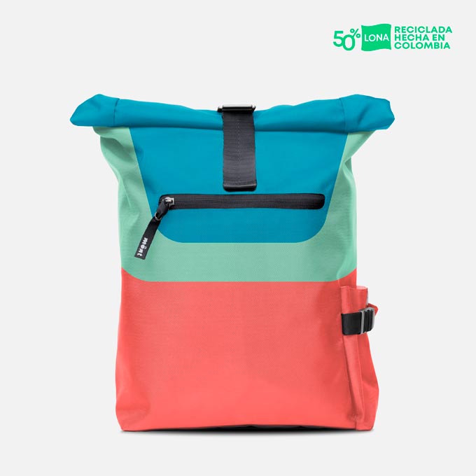 Rolltops 20L Rayas menta